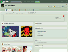 Tablet Screenshot of marveloriddle.deviantart.com
