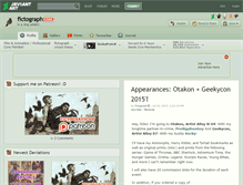 Tablet Screenshot of fictograph.deviantart.com