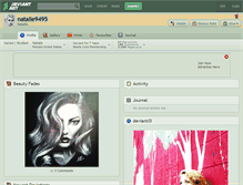 Tablet Screenshot of natalie9495.deviantart.com