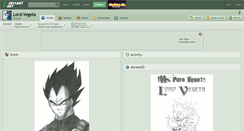 Desktop Screenshot of lord-vegeta.deviantart.com