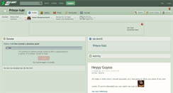 Desktop Screenshot of prince-yuki.deviantart.com
