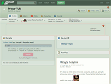Tablet Screenshot of prince-yuki.deviantart.com