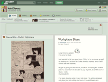 Tablet Screenshot of kehxkeova.deviantart.com