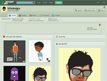 Tablet Screenshot of billsdesigns.deviantart.com