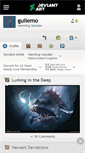 Mobile Screenshot of guilemo.deviantart.com