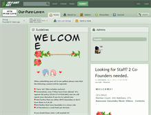 Tablet Screenshot of our-pure-love.deviantart.com
