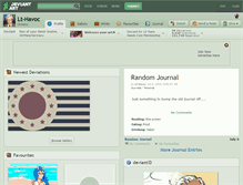 Tablet Screenshot of lt-havoc.deviantart.com