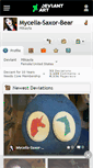 Mobile Screenshot of mycella-saxor-bear.deviantart.com