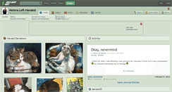 Desktop Screenshot of melora-left-handed.deviantart.com