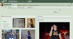 Desktop Screenshot of konomi-wolf.deviantart.com