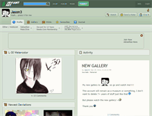 Tablet Screenshot of jason3.deviantart.com