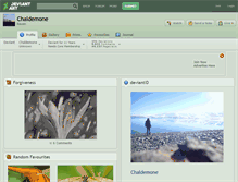 Tablet Screenshot of chaldemone.deviantart.com
