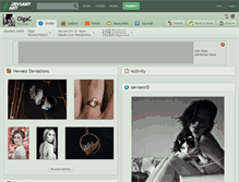 Tablet Screenshot of olgac.deviantart.com