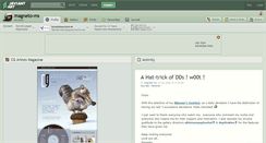 Desktop Screenshot of magneto-ms.deviantart.com