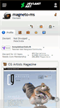 Mobile Screenshot of magneto-ms.deviantart.com