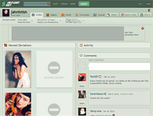 Tablet Screenshot of jahnfetish.deviantart.com