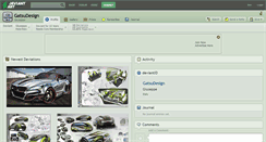 Desktop Screenshot of gatsudesign.deviantart.com
