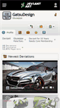 Mobile Screenshot of gatsudesign.deviantart.com