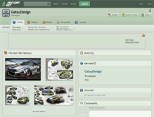 Tablet Screenshot of gatsudesign.deviantart.com