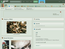 Tablet Screenshot of c2i.deviantart.com
