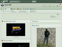 Tablet Screenshot of cobra1986.deviantart.com