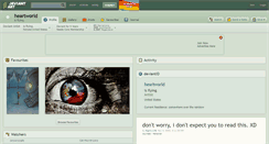 Desktop Screenshot of heartworld.deviantart.com