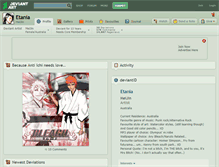 Tablet Screenshot of etania.deviantart.com