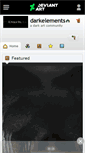Mobile Screenshot of darkelements.deviantart.com