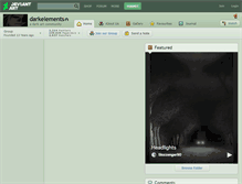 Tablet Screenshot of darkelements.deviantart.com