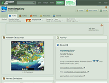 Tablet Screenshot of monstergalaxy.deviantart.com