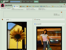 Tablet Screenshot of maryinred.deviantart.com