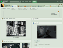 Tablet Screenshot of bmadran.deviantart.com