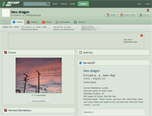 Tablet Screenshot of mex-dragon.deviantart.com
