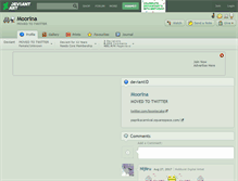 Tablet Screenshot of moorina.deviantart.com