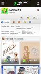 Mobile Screenshot of kafeole11.deviantart.com