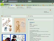 Tablet Screenshot of kafeole11.deviantart.com