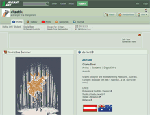 Tablet Screenshot of ekzotik.deviantart.com