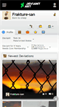 Mobile Screenshot of frakture-san.deviantart.com