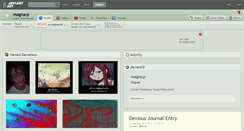 Desktop Screenshot of magna-p.deviantart.com