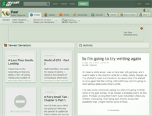 Tablet Screenshot of haar.deviantart.com
