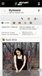 Mobile Screenshot of lilymoore.deviantart.com