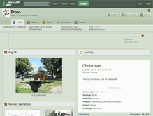 Tablet Screenshot of frono.deviantart.com