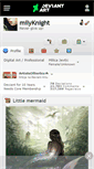 Mobile Screenshot of milyknight.deviantart.com