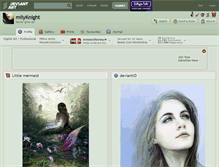 Tablet Screenshot of milyknight.deviantart.com