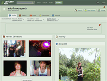 Tablet Screenshot of ants-in-our-pants.deviantart.com