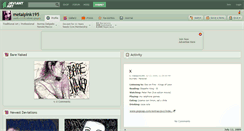 Desktop Screenshot of metalpink195.deviantart.com