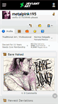 Mobile Screenshot of metalpink195.deviantart.com