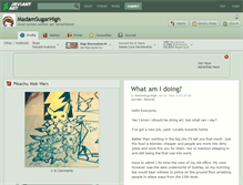 Tablet Screenshot of madamsugarhigh.deviantart.com
