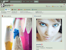 Tablet Screenshot of grezelle.deviantart.com