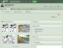 Tablet Screenshot of mehmetsevinc.deviantart.com